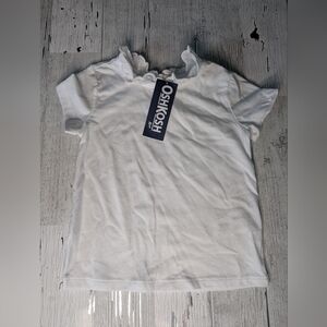 OshKosh B'gosh Ruffled White Tee